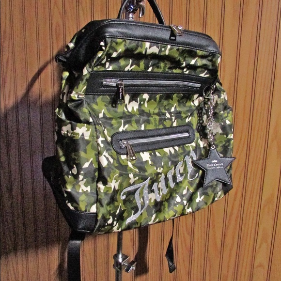 Juicy Couture Handbags - SALE!Juicy Couture Camouflaged Backpack